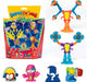 SUPERTHINGS series Neon Power - Pack of 6. Includes 4 SuperThings (1 silver captain) and 2 Exoskeletons - Agenda Bookshop