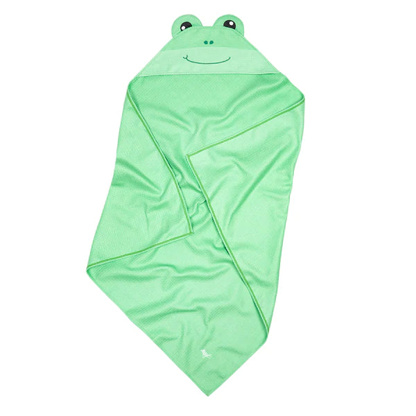 Baby Hooded Towel - Animal - Frankie Frog - Agenda Bookshop