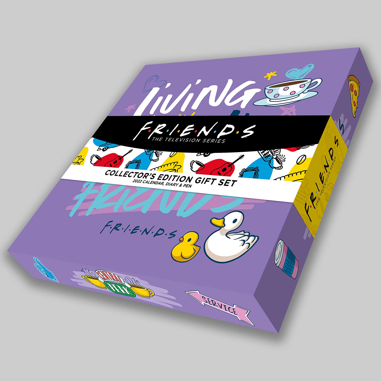 The Official Friends Collectors Gift Box Set: Including Large Square Calendar, A5 Size Diary and Pen: 2022 - Agenda Bookshop