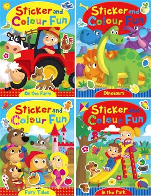 BW Sticker & Colour Fun: On the Farm - Agenda Bookshop