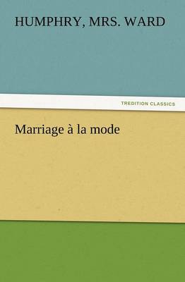 Marriage a la Mode - Agenda Bookshop
