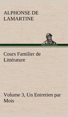 Cours Familier de Litt rature (Volume 3) Un Entretien Par Mois - Agenda Bookshop