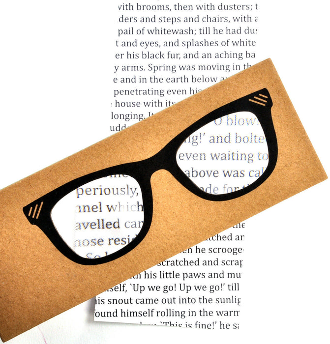 The Really Useful Magnifying Bookmark - Harry Palmer Yvan Frames Glasses - Agenda Bookshop