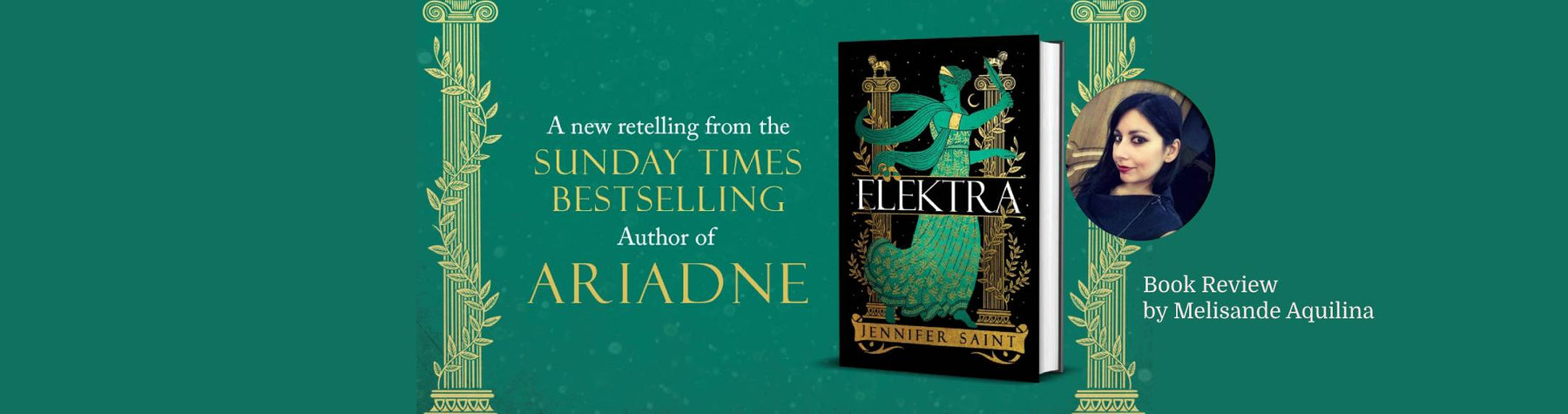 A truly refreshing and intriguing book : Read our review of Elektra by Melisande Aquilina