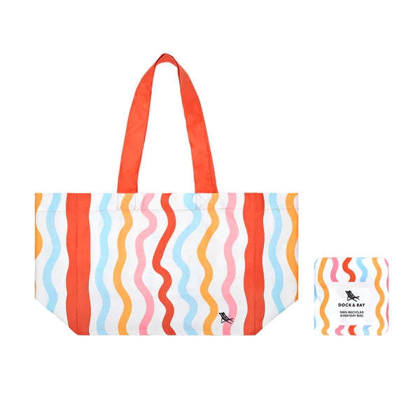 Everyday Tote Bag - Squiggle Face - Agenda Bookshop