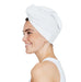 NEW! Quick Dry Hair Towel - Classic Waffle - Crystal White - Agenda Bookshop