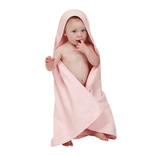 NEW!  Baby Hooded Towel - Classic - Peekaboo Pink - Agenda Bookshop