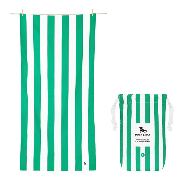 Towels - Beach - Cancun Green - Agenda Bookshop