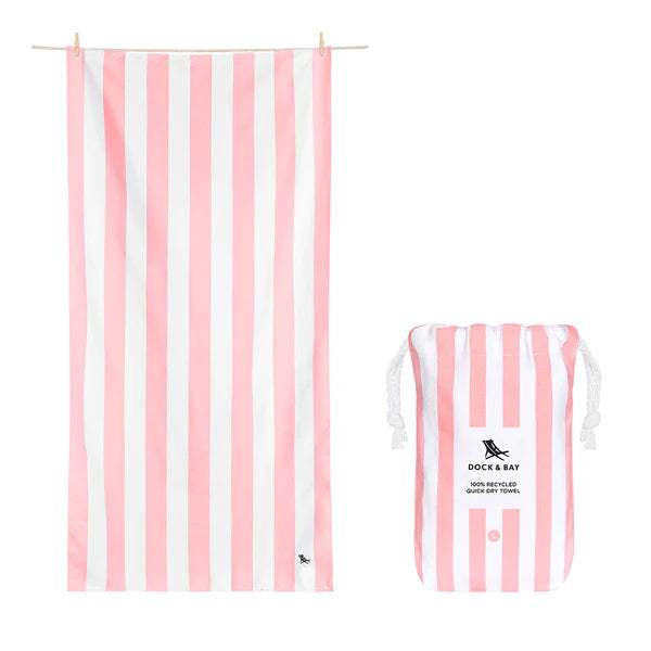 Towels - Beach - Malibu Pink - Agenda Bookshop