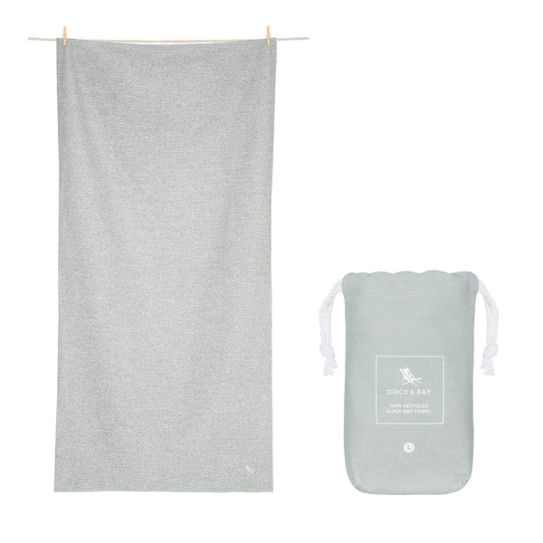 Towels - Fitness - Mountain Grey - Agenda Bookshop