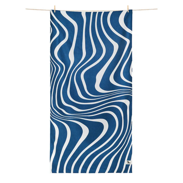 Towels - Home - Tide Break Navy - Agenda Bookshop