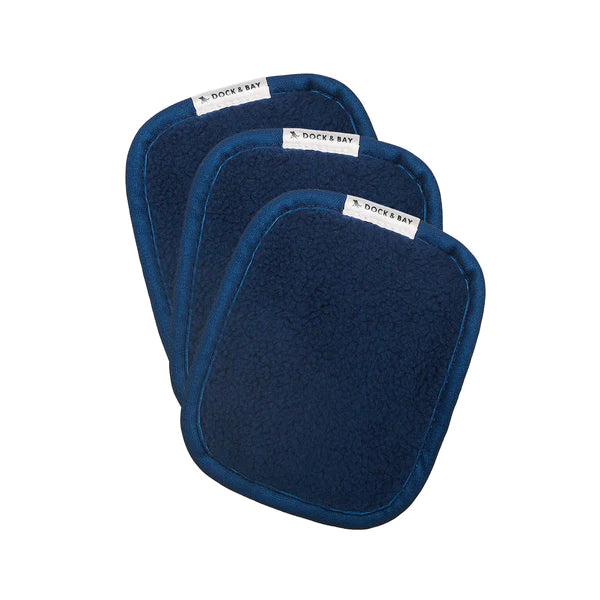 NEW! Reusable Makeup Removers - Nautical Navy - Agenda Bookshop