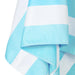 NEW! XL Quick Dry Towels - Cabana - Tulum Blue - Agenda Bookshop