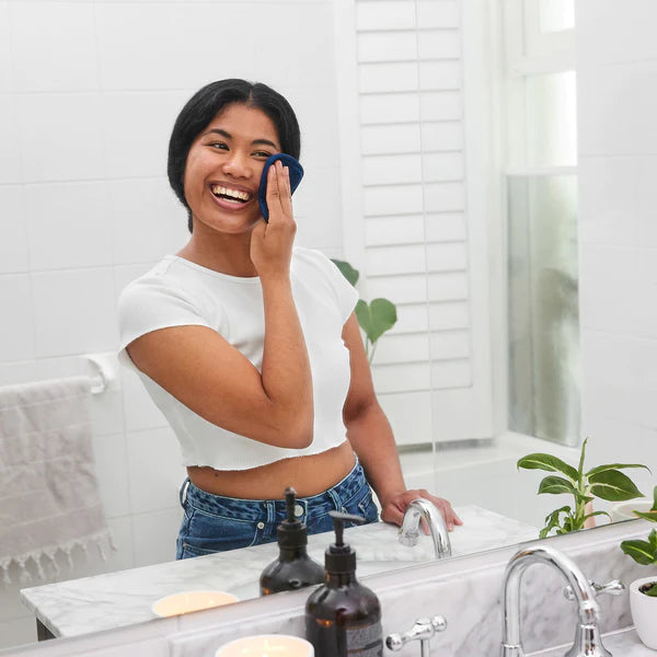 NEW! Reusable Makeup Removers - Nautical Navy - Agenda Bookshop