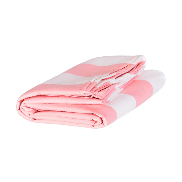 NEW! XL Quick Dry Towels - Cabana - Malibu Pink - Agenda Bookshop