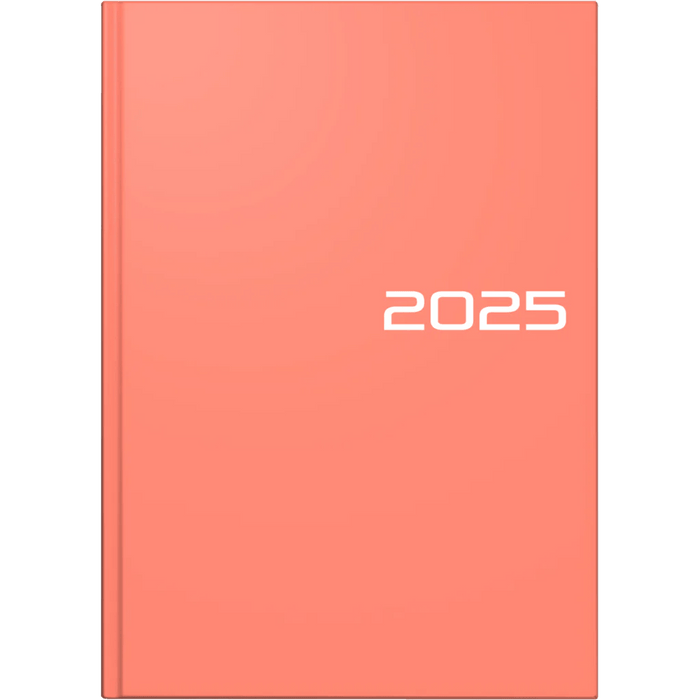 Brunnen 2025 Diary A5, Salmon