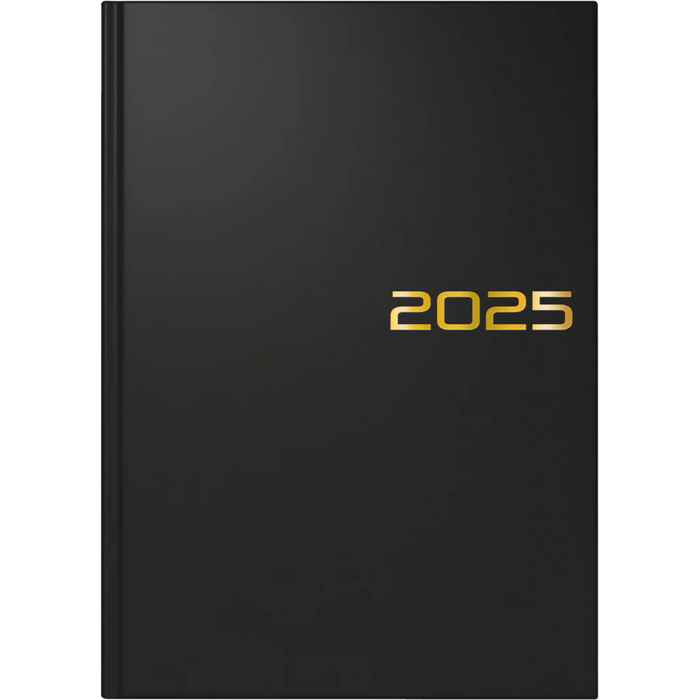 Brunnen 2025 Diary A5, Black