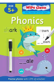 AL Wipe Clean Book Phonics - Agenda Bookshop