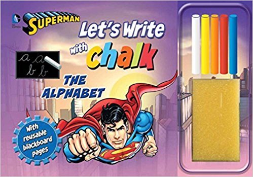 Lets Write With Chalk : Superman The Alphabet - Agenda Bookshop