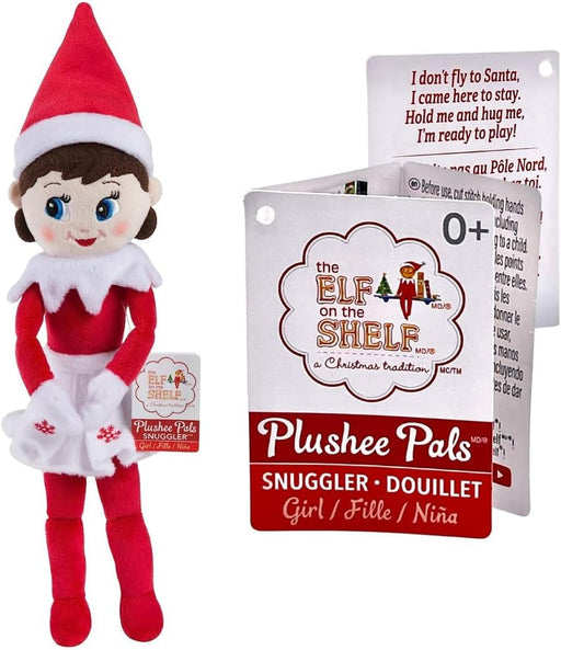 Elf on the Shelf Plushee Pal Snugglers - Cuddly, Cute and Adorable Girl Elf: 12" Premium Plush Christmas Teddy Toy Elf - Agenda Bookshop