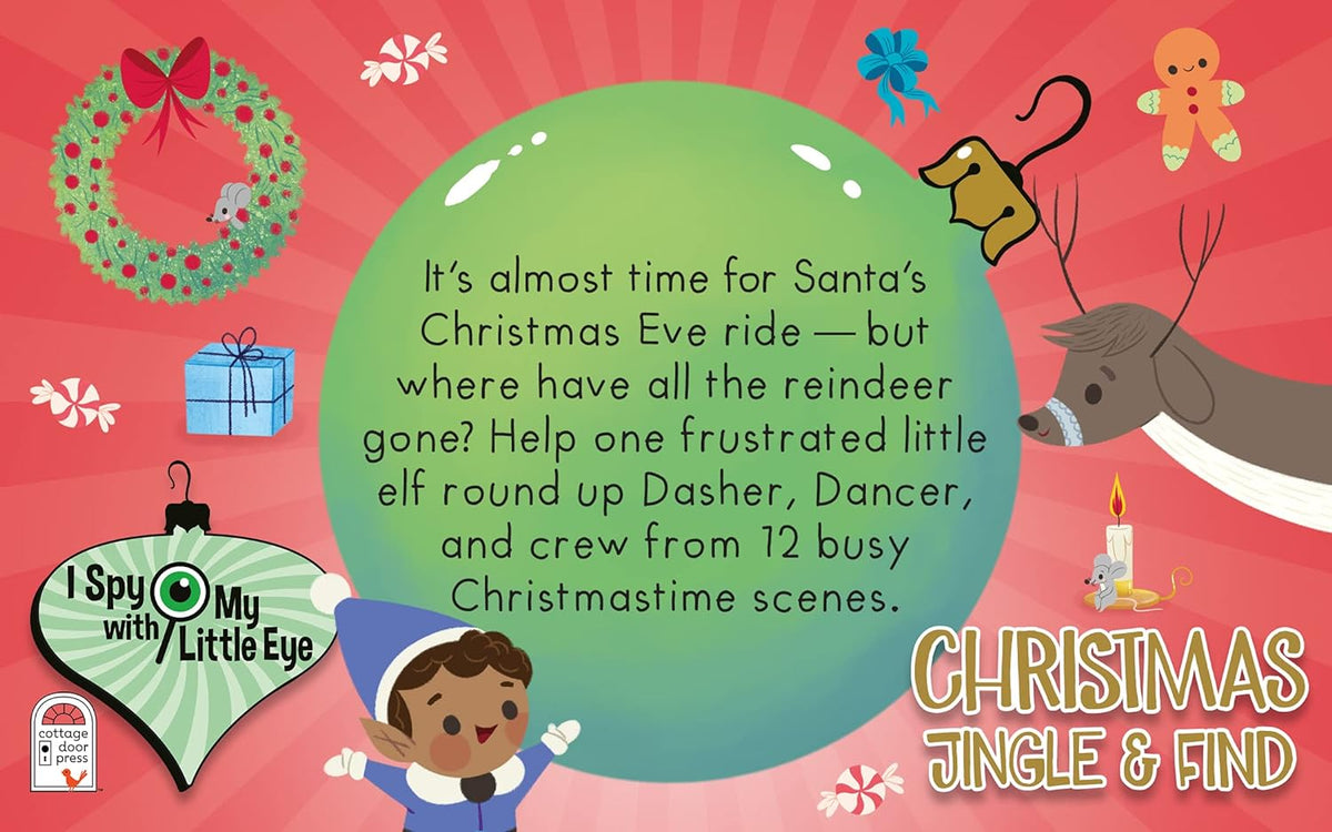 Christmas Jingle & Find (I Spy with My Little Eye) - Agenda Bookshop
