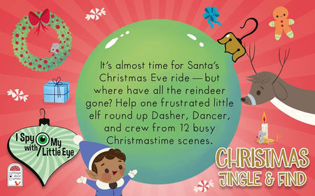 Christmas Jingle & Find (I Spy with My Little Eye) - Agenda Bookshop