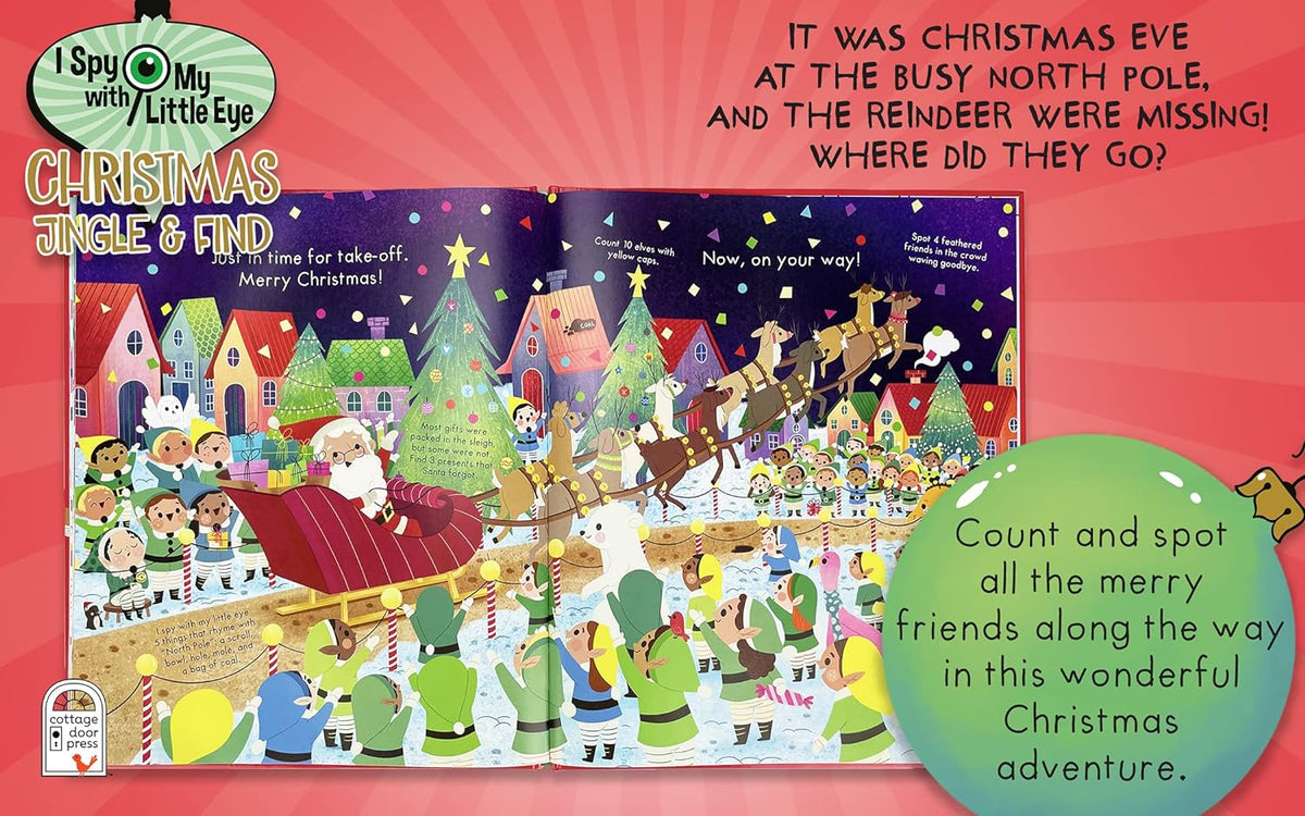 Christmas Jingle & Find (I Spy with My Little Eye) - Agenda Bookshop