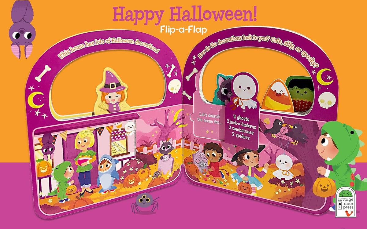 Happy Halloween (Flip a Flap) Board book - Agenda Bookshop