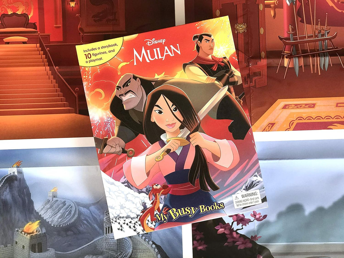 Disney Mulan My Busy Books Hardcover - Agenda Bookshop