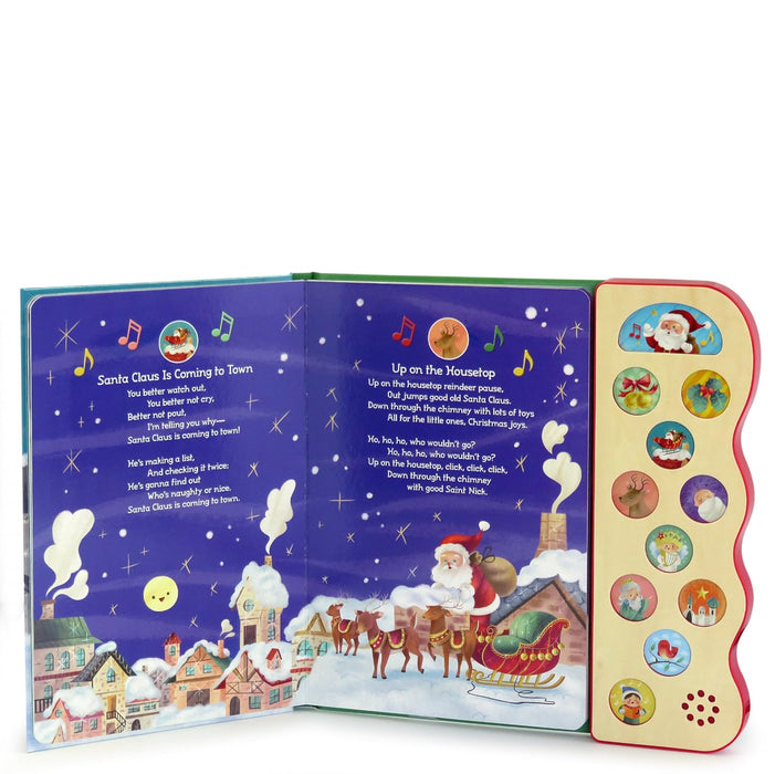 Christmas Songs (Interactive Early Bird Children's Song Book with 10 Sing-Along Tunes) Board book - Agenda Bookshop