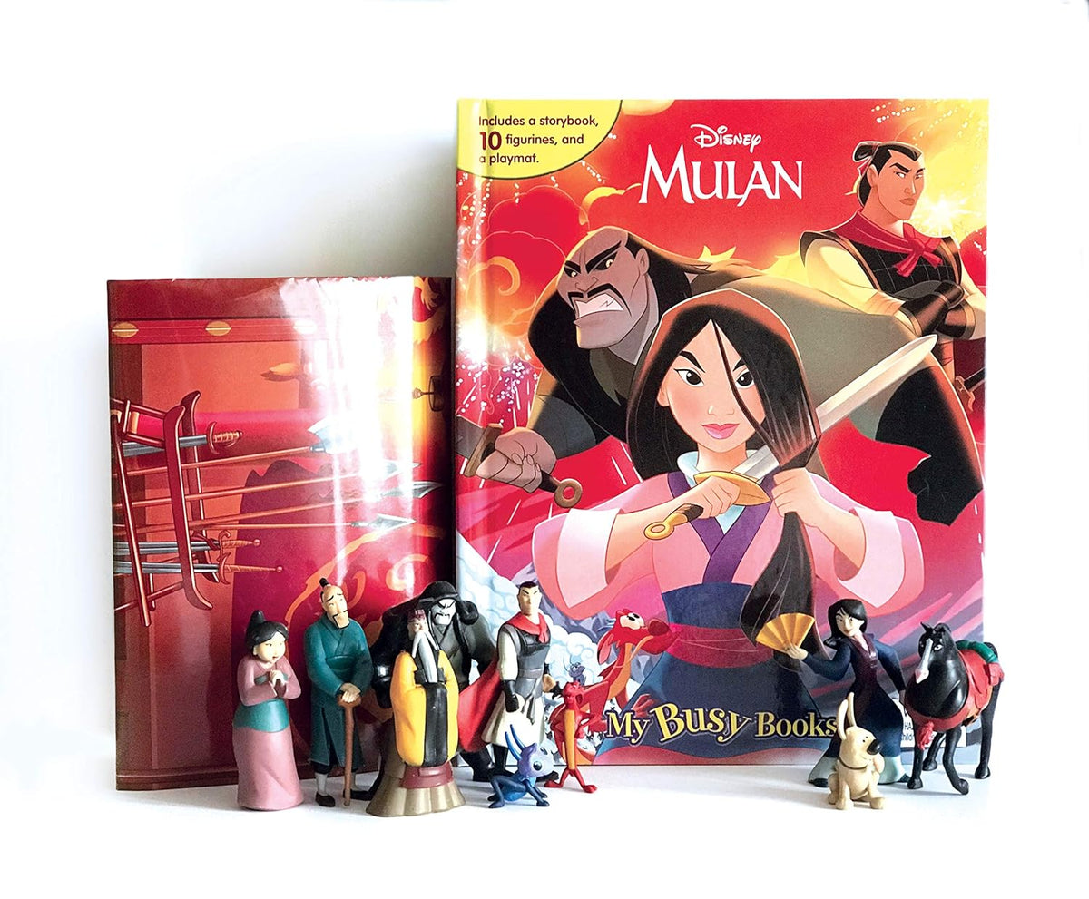 Disney Mulan My Busy Books Hardcover - Agenda Bookshop