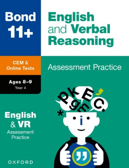 Bond 11+: Bond 11+ CEM English & Verbal Reasoning Assessment Papers 8-9 Years - Agenda Bookshop