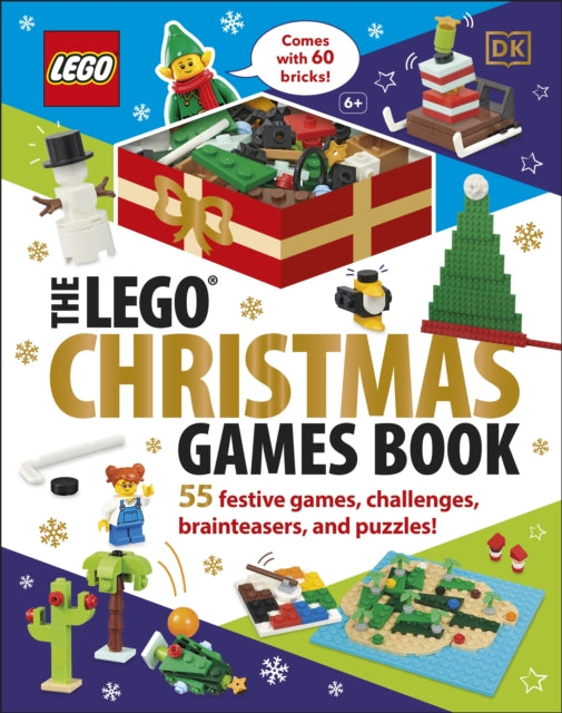 The LEGO Christmas Games Book: 55 Festive Brainteasers, Games, Challenges, and Puzzles - Agenda Bookshop