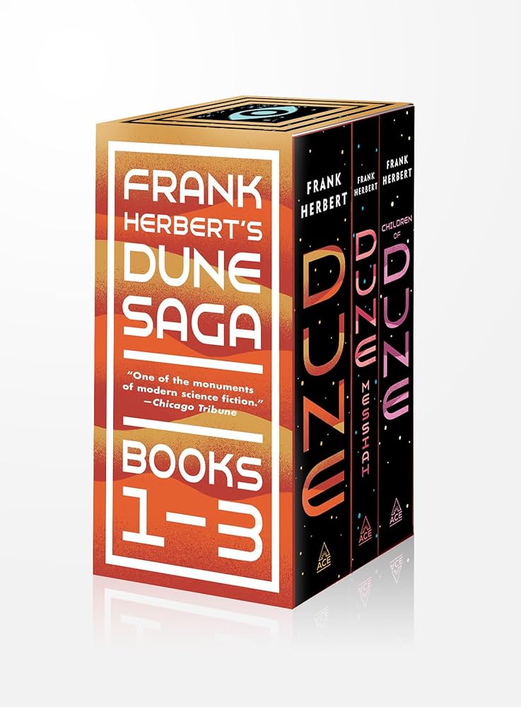 Frank Herbert''s Dune Saga 3-Book Boxed Set: Dune, Dune Messiah, and Children of Dune - Agenda Bookshop