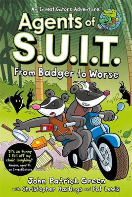 Agents of S.U.I.T.: From Badger to Worse: A Laugh-Out-Loud Comic Book Adventure! - Agenda Bookshop