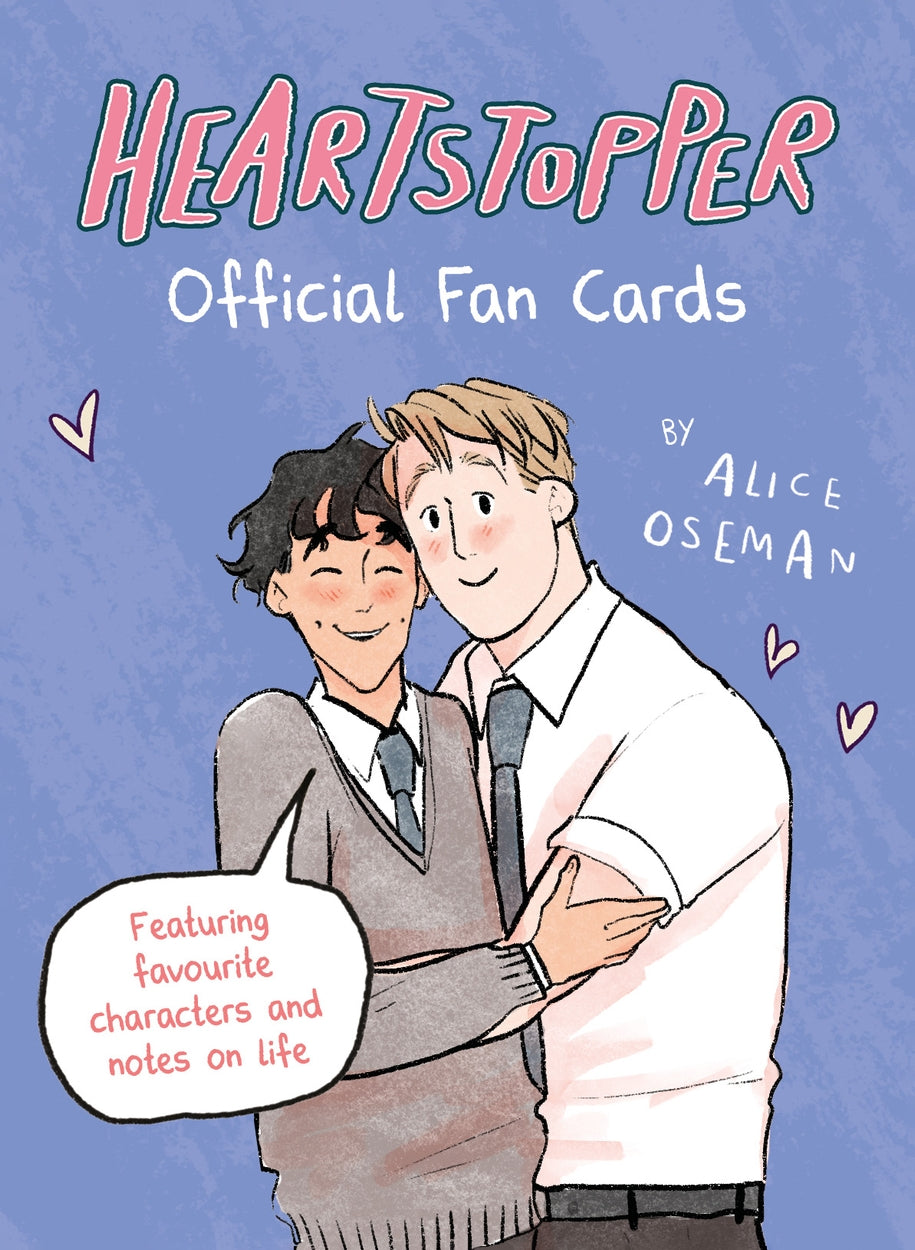 Heartstopper Official Fan Cards: Featuring characters from the graphic novels and Netflix show! - Agenda Bookshop