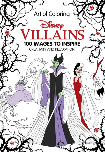 Art of Coloring: Disney Villains : 100 Images to Inspire Creativity and Relaxation - Agenda Bookshop
