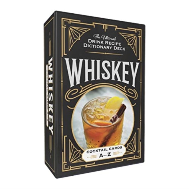 Whiskey Cocktail Cards AZ: The Ultimate Drink Recipe Dictionary Deck - Agenda Bookshop