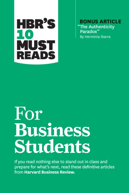 HBR''s 10 Must Reads for Business Students - Agenda Bookshop