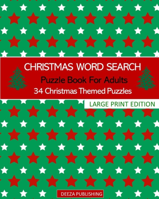 Christmas Word Search: Puzzle Book For Adults: 34 Christmas Themed Puzzles: Large Print Edition - Agenda Bookshop
