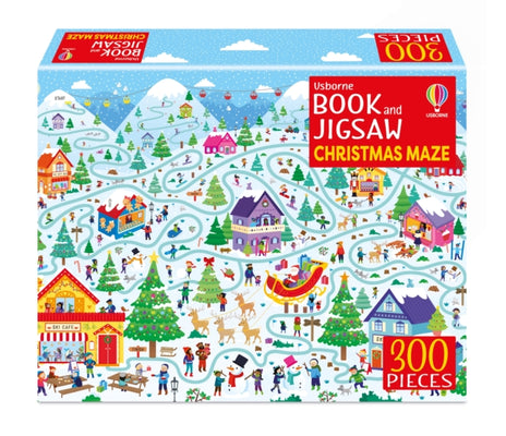 Usborne Book and Jigsaw Christmas Maze - Agenda Bookshop