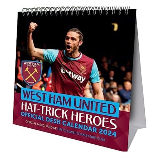 The West Ham FC 2024 Desk Easel Calendar - Agenda Bookshop