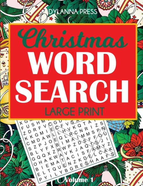 Christmas Word Search Puzzles, Large Print - Agenda Bookshop