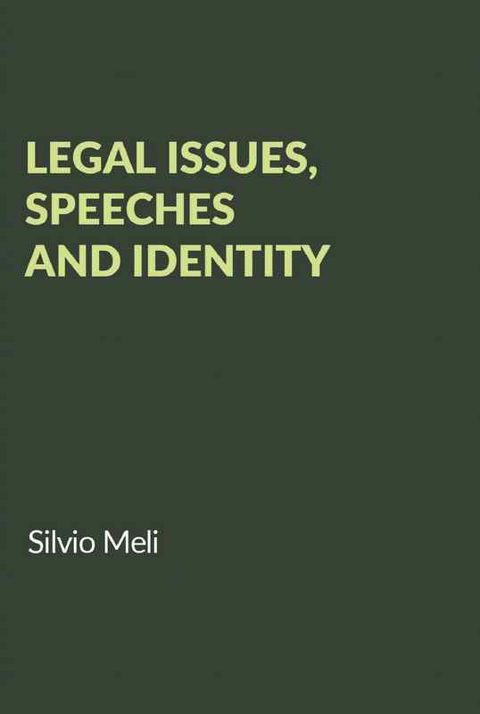 Legal Issues, Speeches and Identity - Agenda Bookshop