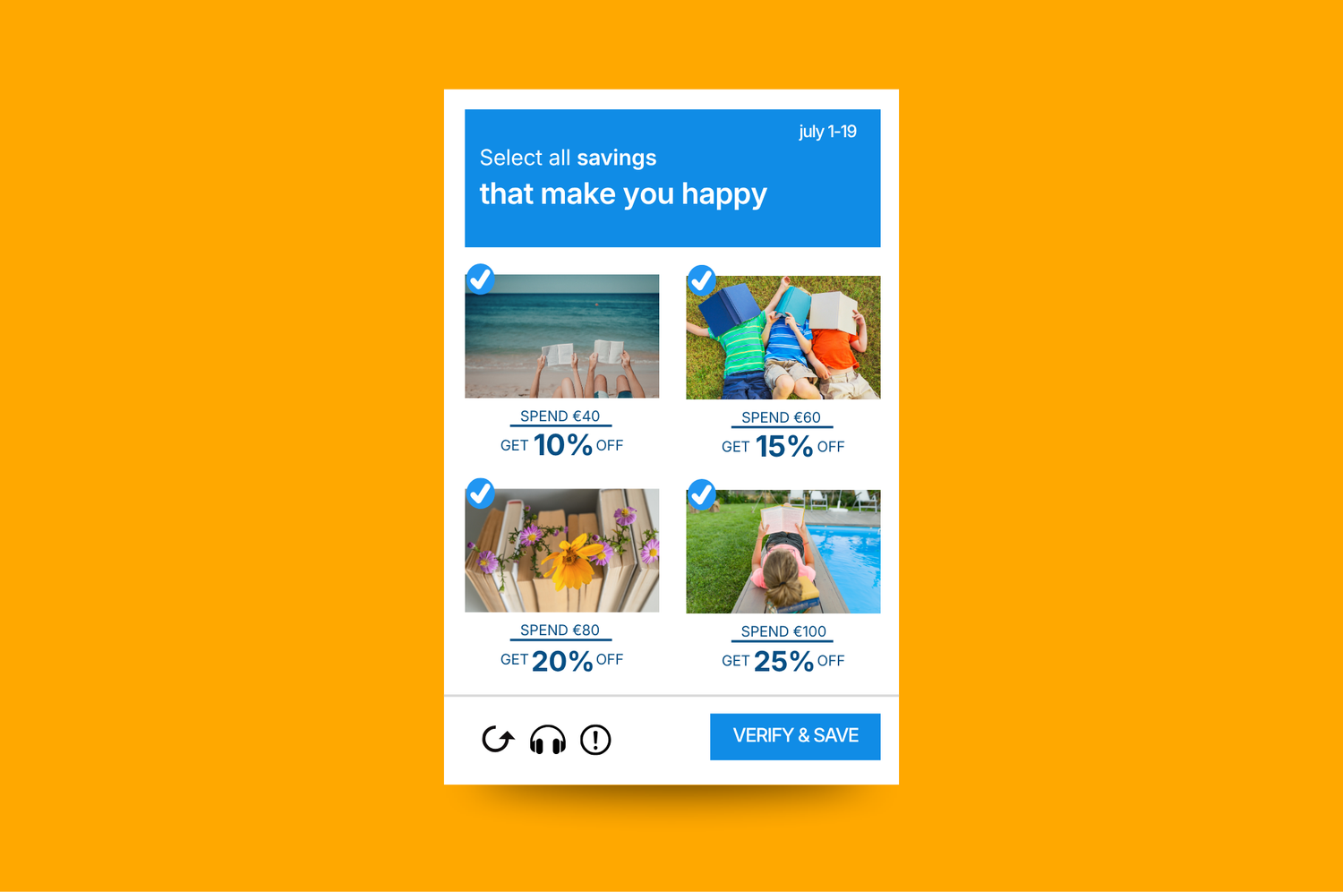 Up to 25% OFF with Summer Savers