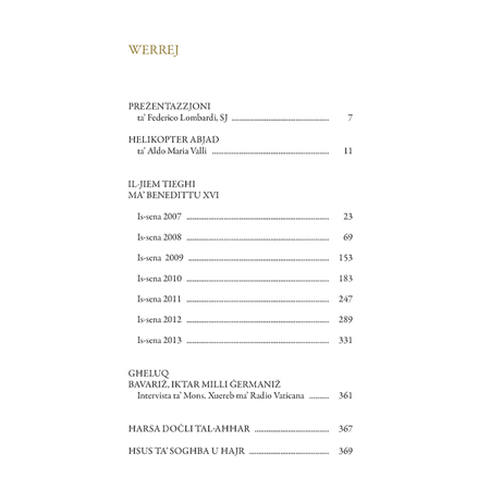 Il-jiem tiegħi ma’ Benedittu... - Agenda Bookshop