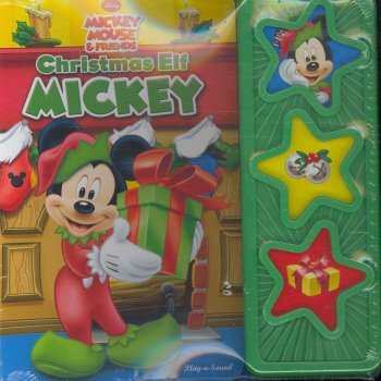 MickeyMouse Clubhouse: Christmas Elf Mickey Mini 3 Stars Play-a-Sound Storybook - Agenda Bookshop