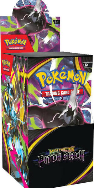 Pokémon 46 — Mega Evolution: Pitch Black Half Booster Box (Factory Sealed - 18 Booster Packs)