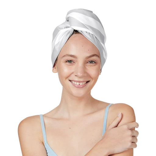 Quick Dry Hair Towel - Goa Grey Hair Wrap - Agenda Bookshop