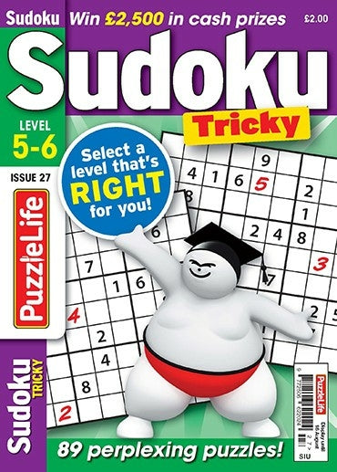 PuzzleLife Sudoku Tricky 5-6 - Agenda Bookshop